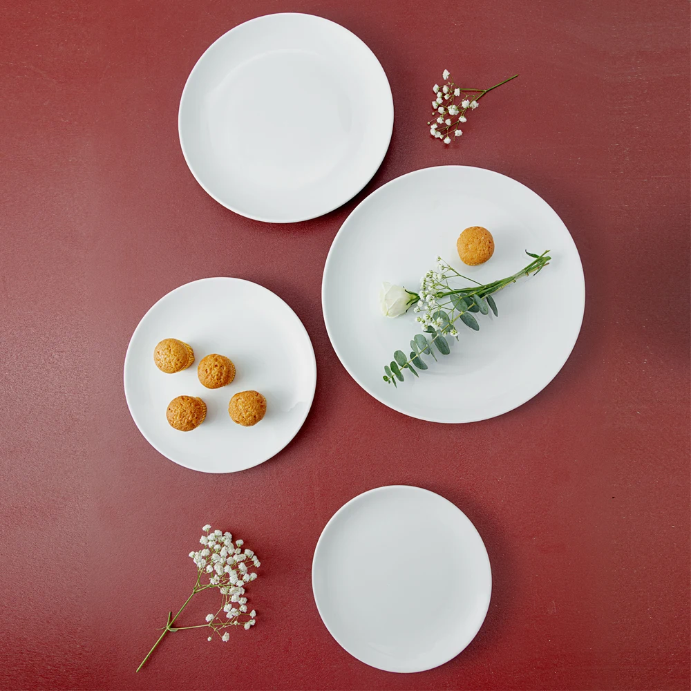 Round Plate - Premium Porcelain Salad Fruits Round Dinner Plate for Salad Fruits from Viet Nam wholesale manufacturer