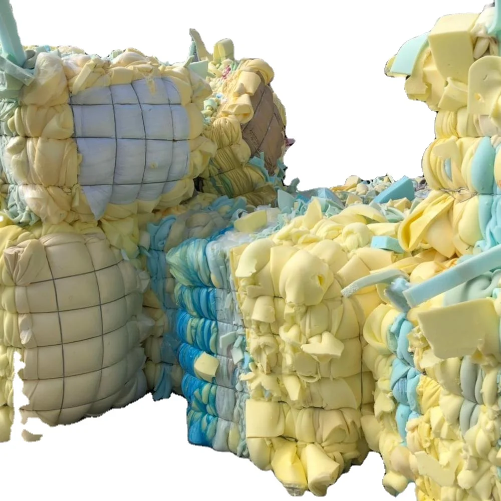 100% Clean and Dry waste recycling plant scrap sponge Mattress Material Polyurethane pu foam scrap