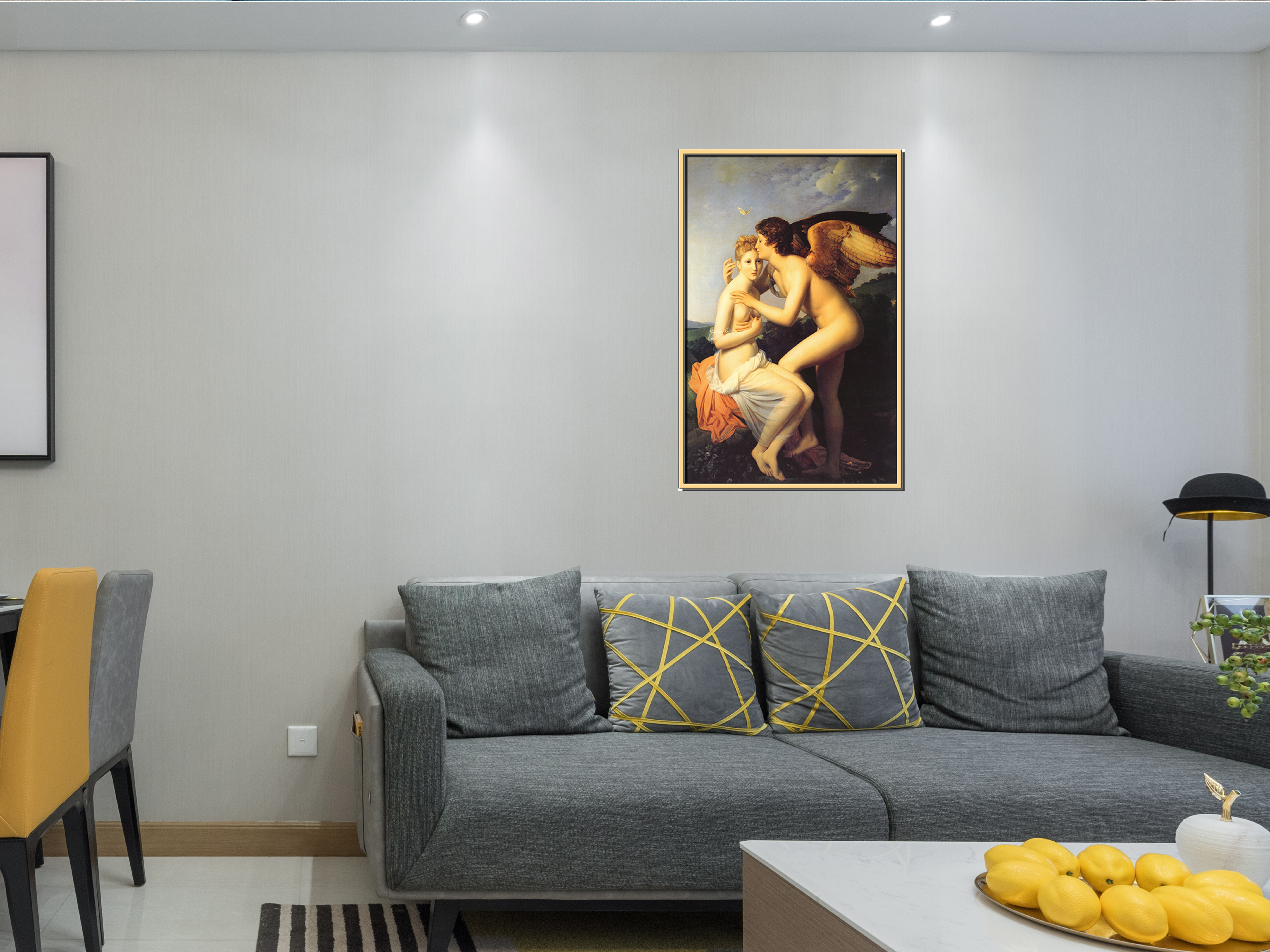 Oil painting nude male and female human body color painting home decoration