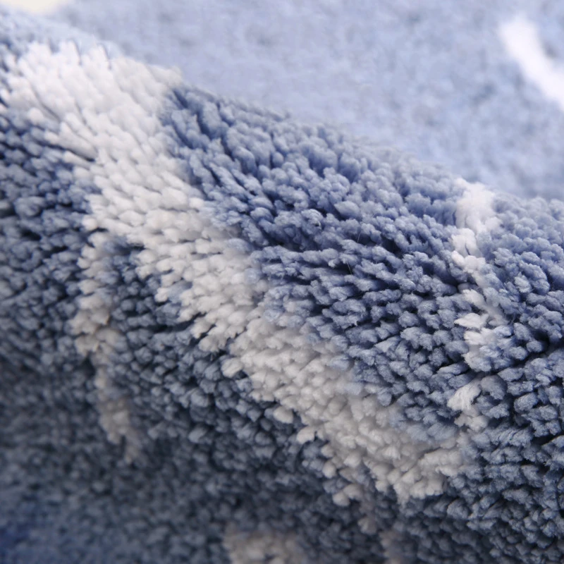 Nordic Style Thickening Washable Rugs Microfiber Soft Kid Quick Dry Bath Floor Mat Anti Slip Absorb Mats