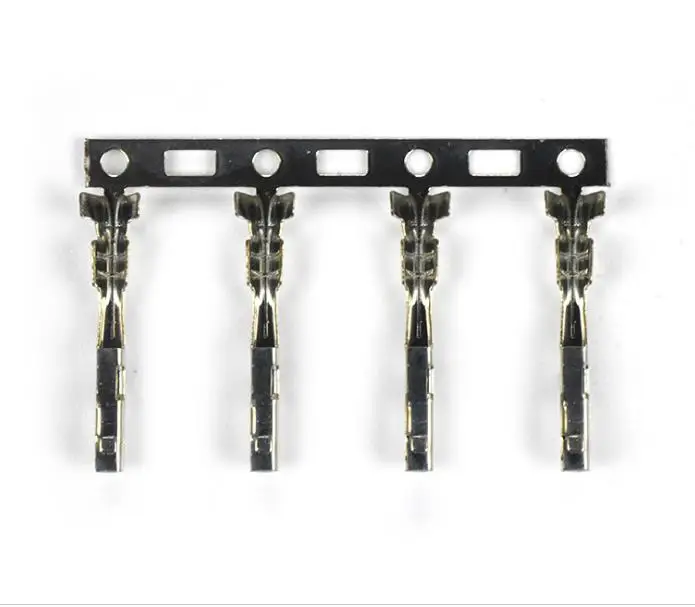 Customized 4.2mm Pitch MiniFit 5556 Crimp Stamping Brass Lugs Female Male Auto Electrical Pins Wire Splice Terminal Connector