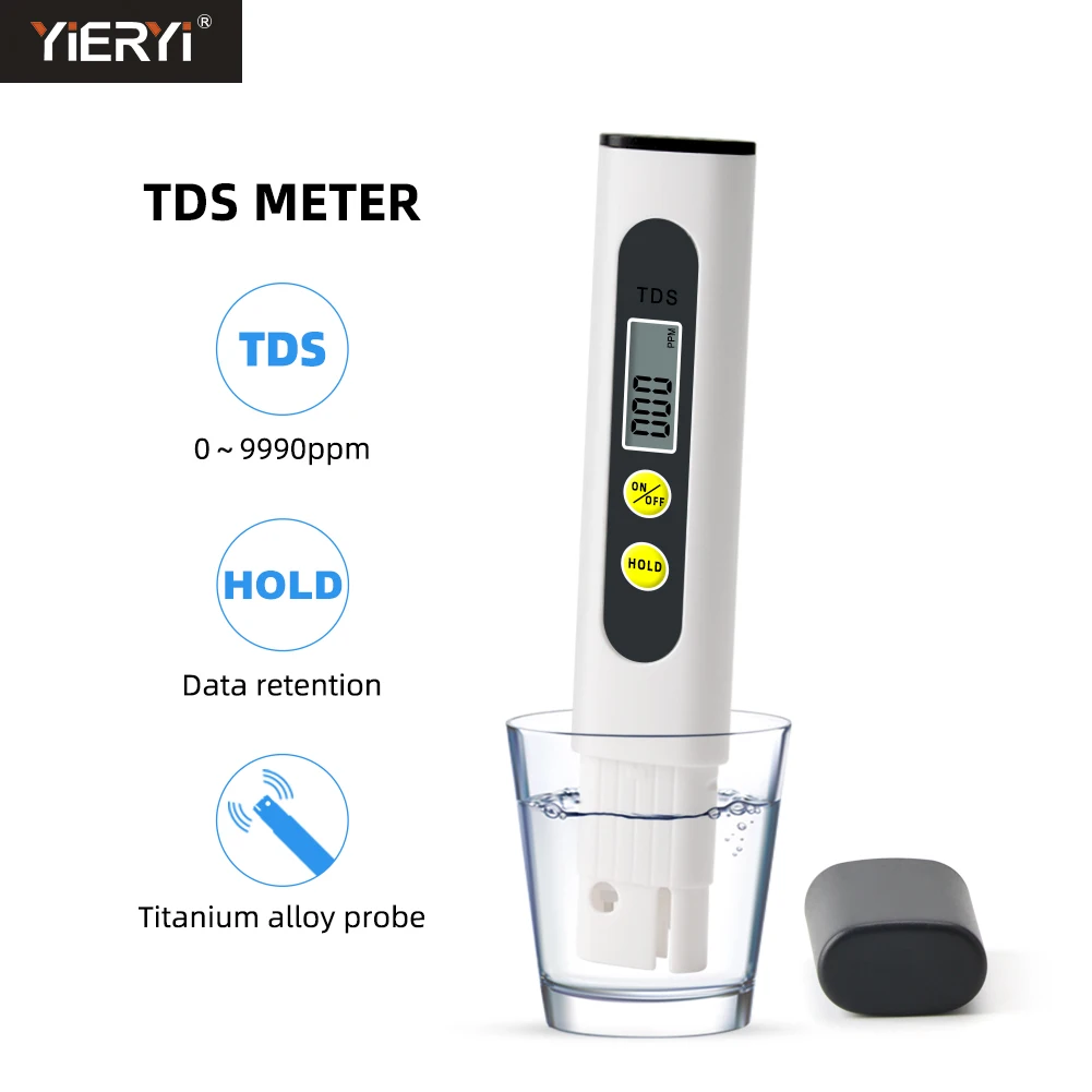  TDS-M2 портативный цифровой анализатор для воды тестер чистоты ручка гидропоники TDS метр Электрический Водонепроницаемый лаборатория обнаружения измерительный