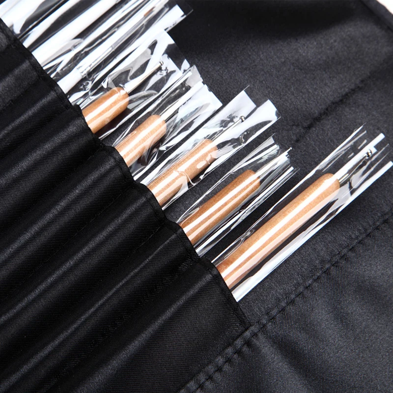 1 bag nail Brushes set 20Pcs Packing Dotting Painting Pen brush Drawing Polish Gel Brush Nail Art Tool Kit