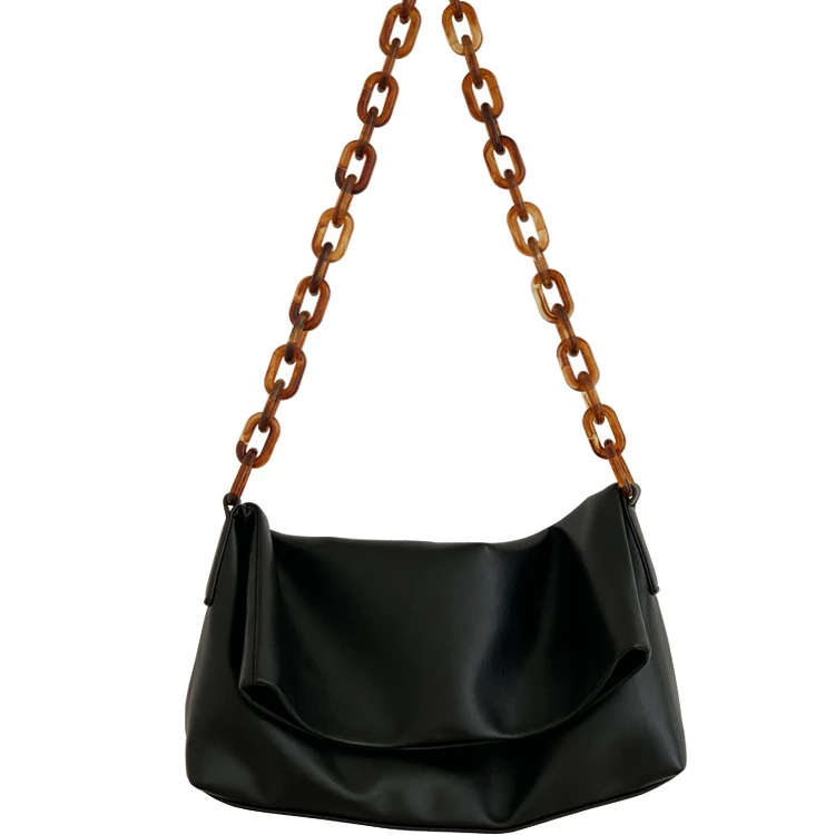 
 Новинка 2021, стильная корейская модная акриловая мягкая сумка на одно плечо, универсальная женская сумка через плечо на осень и зиму  