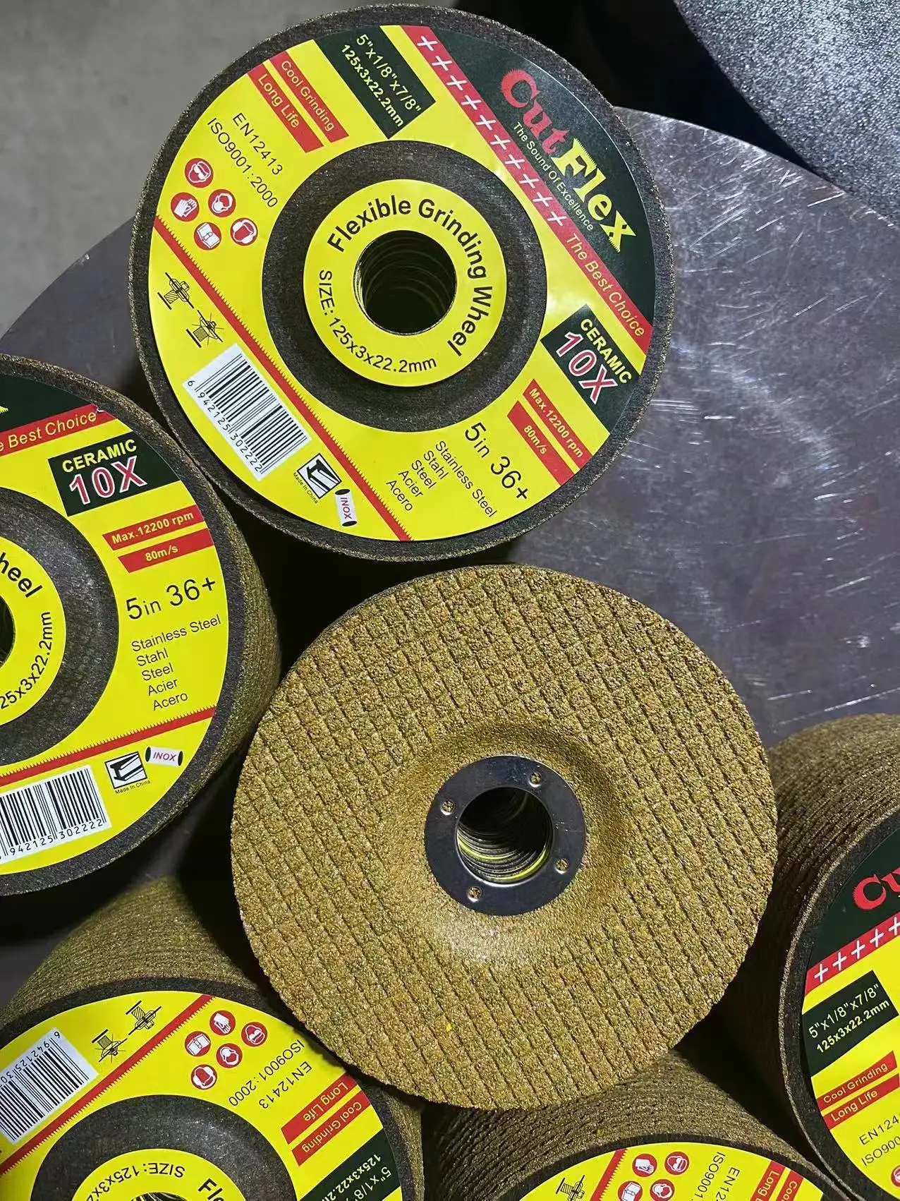 3M Cubitron II Flexible Grinding Wheel for metal