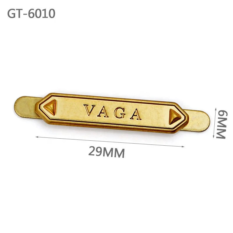 Oval shape metal engraved logo nameplates,bag accessories custom metal letter decorative logo plates for diaper bag