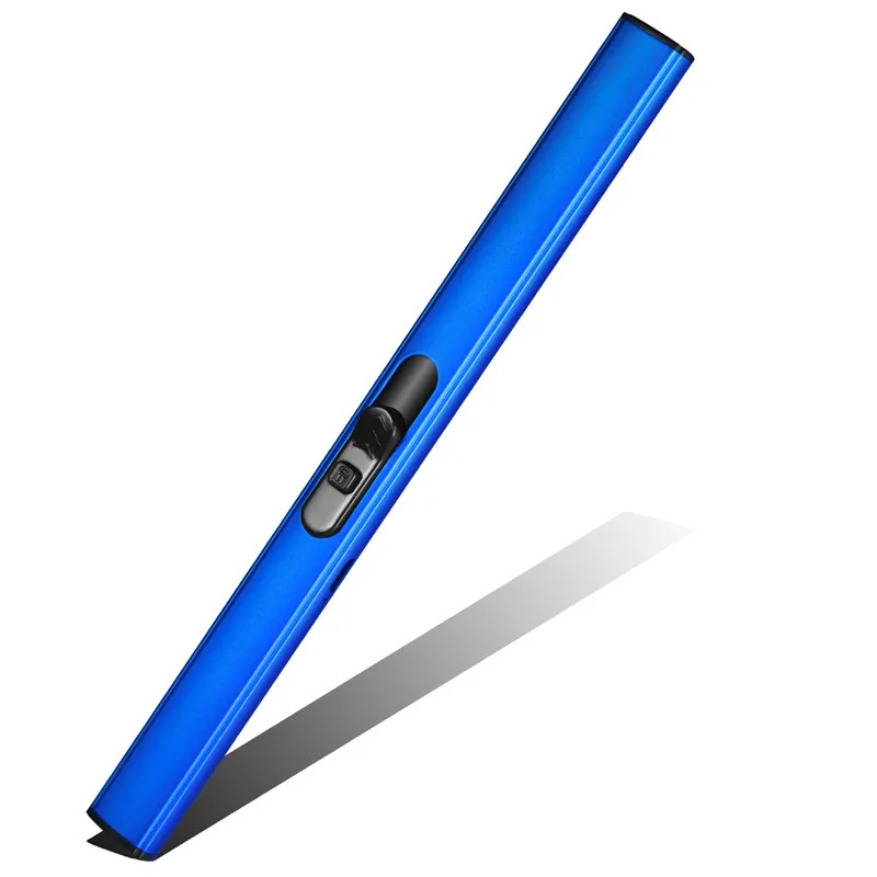 USB rechargeable windproof lighter Outdoor camping lighter Safety waterproof igniter arc ignition