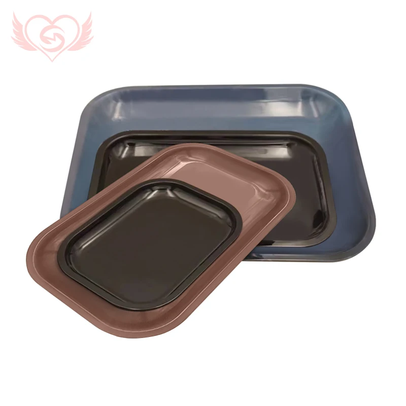
wholesale smoking accessories led rolling trays Smooth glossy surface glow up rolling trays tin plate Mengsweetlove 
