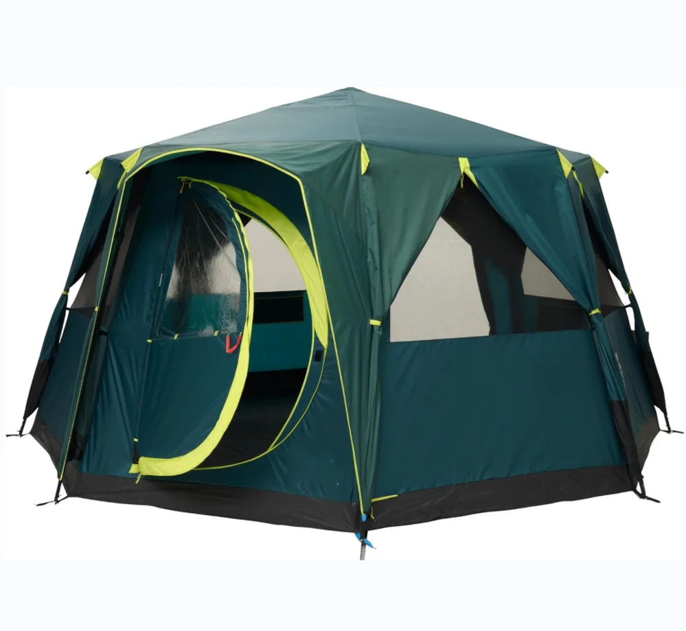 Stable Steel Pole Construction 6 Man Festival Dome Tents Waterproof 6 Person Family Camping Tent with 360 Panoramic View