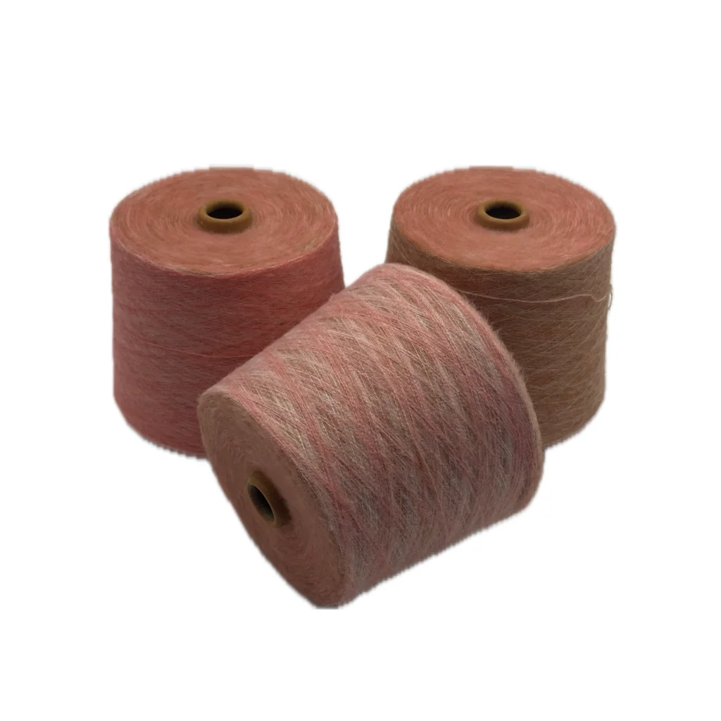 Extreme Durability Spring/Autumn 50% Wool Blended Worsted Yarn For Hand Knitting