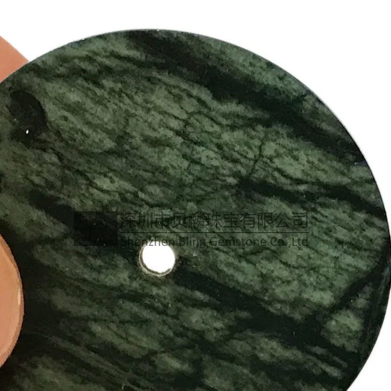 Green marble stone dial,unique watch dial