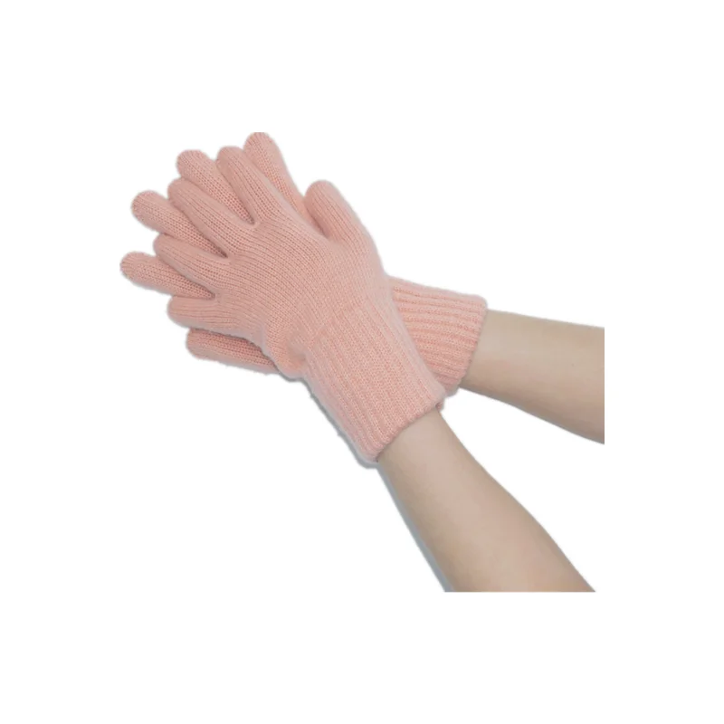 Keep hand warm and beautiful snowing winter cashmere gloves