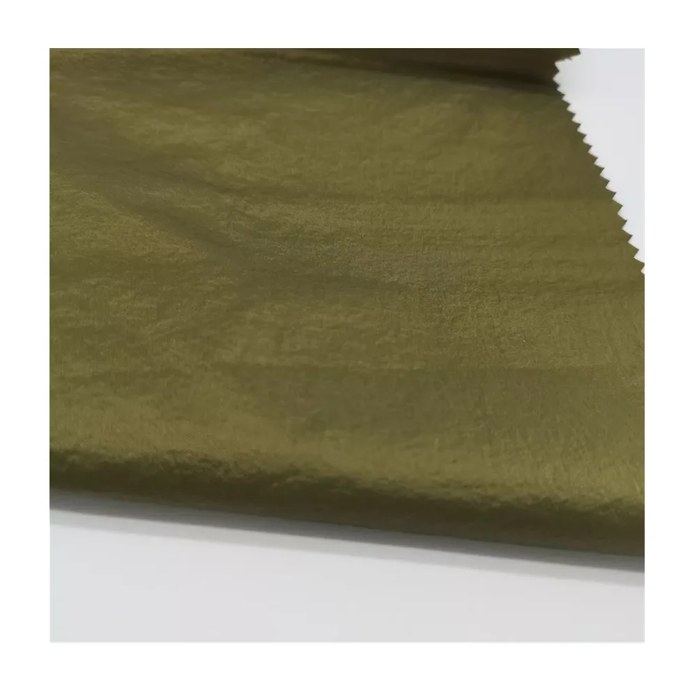 Manufacturer customized 100% Nylon Taffeta 2 tone color with downproof coating durable down price fabric