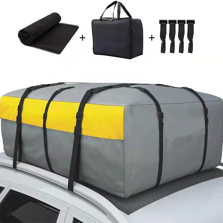 2022 Hot Sale Wholesale Factory Price High Quality Black Universal Waterproof Carrier Top Car Roof Luggage Bag