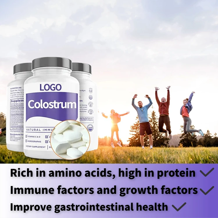 Customized processing bovine colostrum