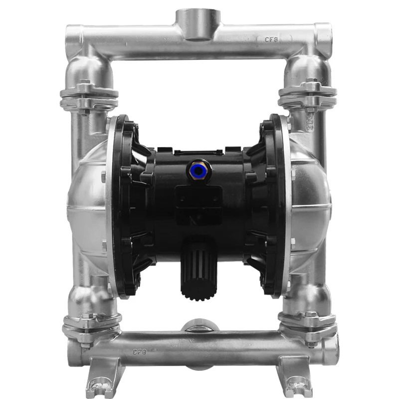Air operated diaphragm pump for sewage sludge fuel oil transfer