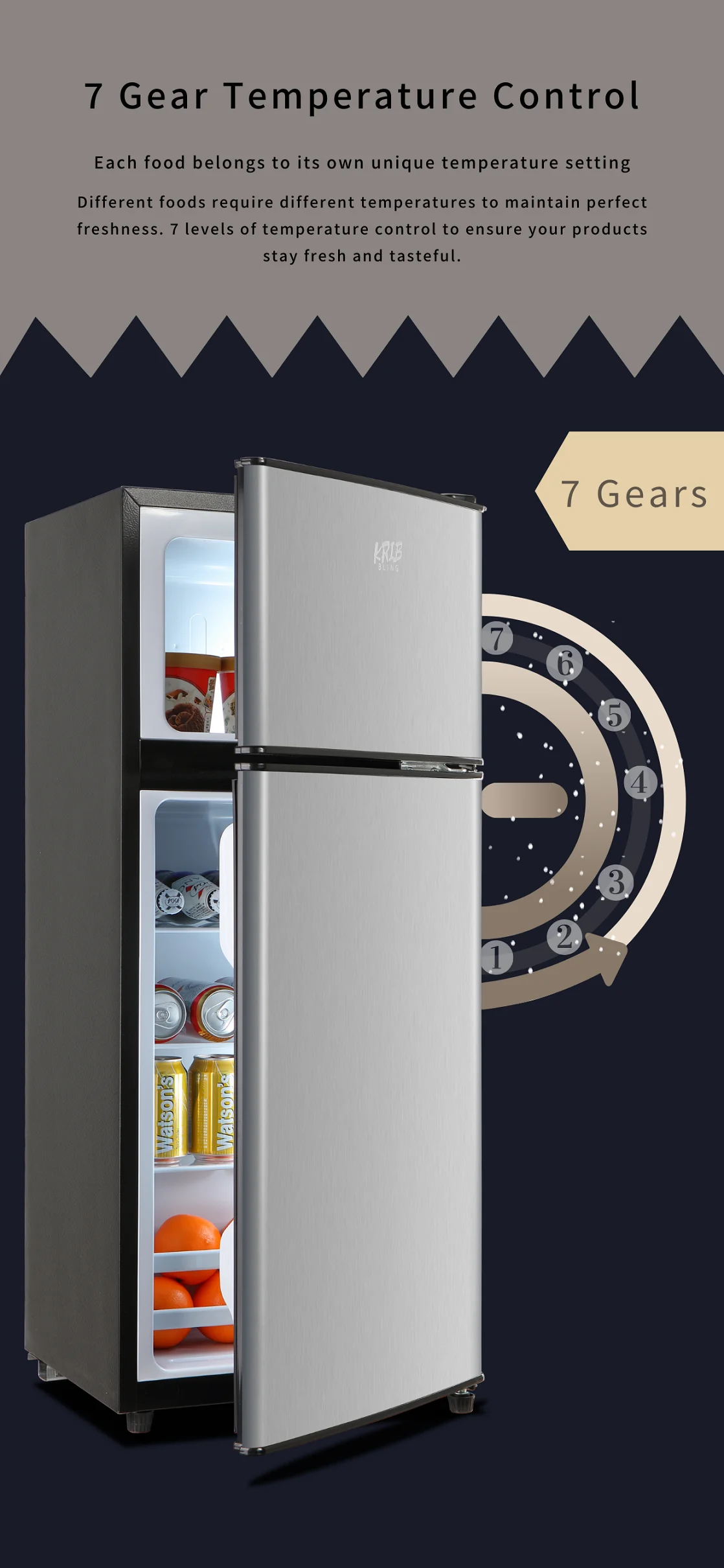 air conditioning parts small refrigerator four doors 360L No frost refrigerator small refrigerator