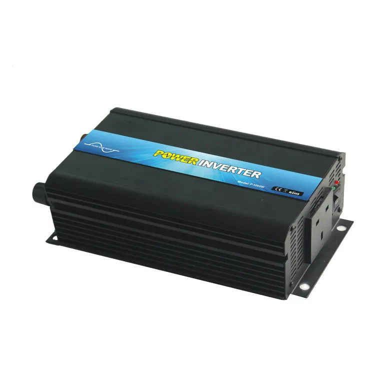 Синусоидальный солнечный инвертор для солнечной системы CE & RoHS DC12v/24v/48v AC100v-120v/220v-240v 1000w