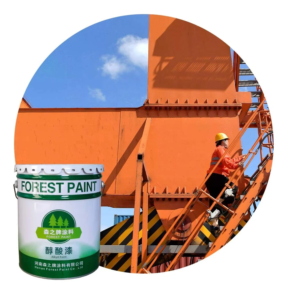 Красная грунтовка из оксида железа Alkyd, широко используется для покрытия черной металлической поверхности на промышленных и грузовых прицепах