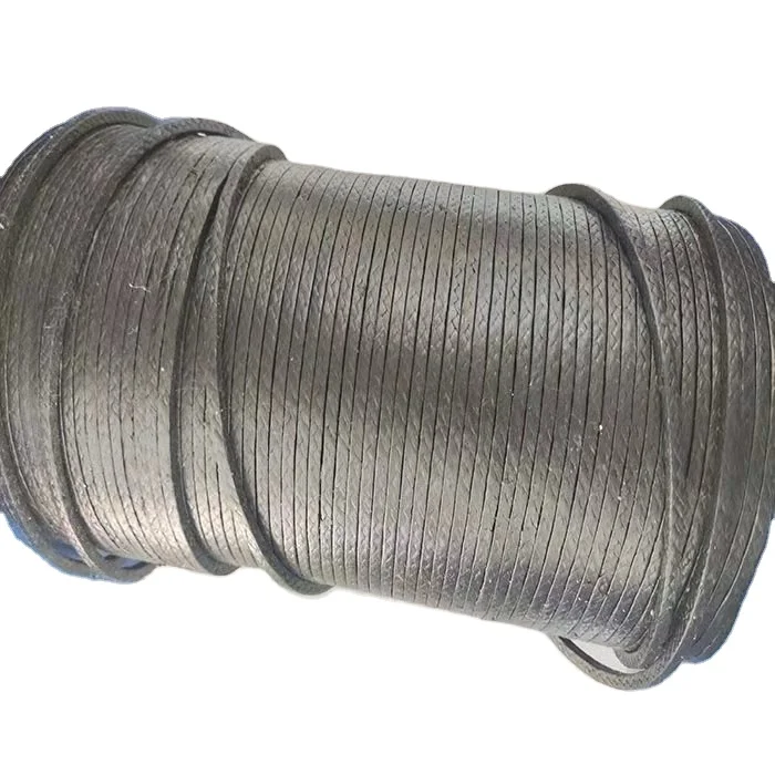 High pressure sealing gasket with 60% carbon graphite packing, wear-resistant and smooth