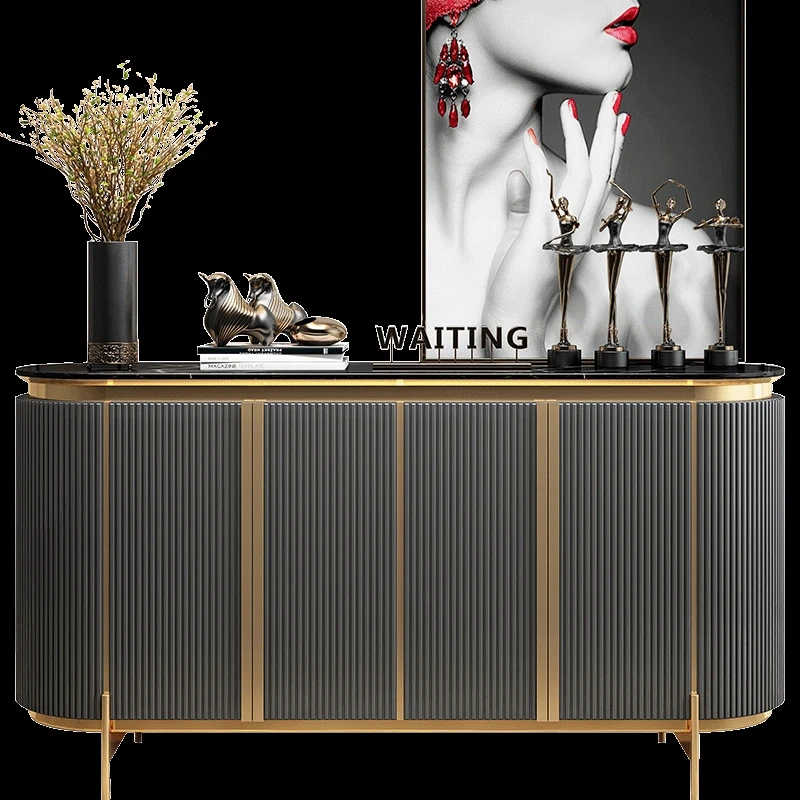Hot Selling modern console table luxury luxury end tables gold tv console table buffet sideboard