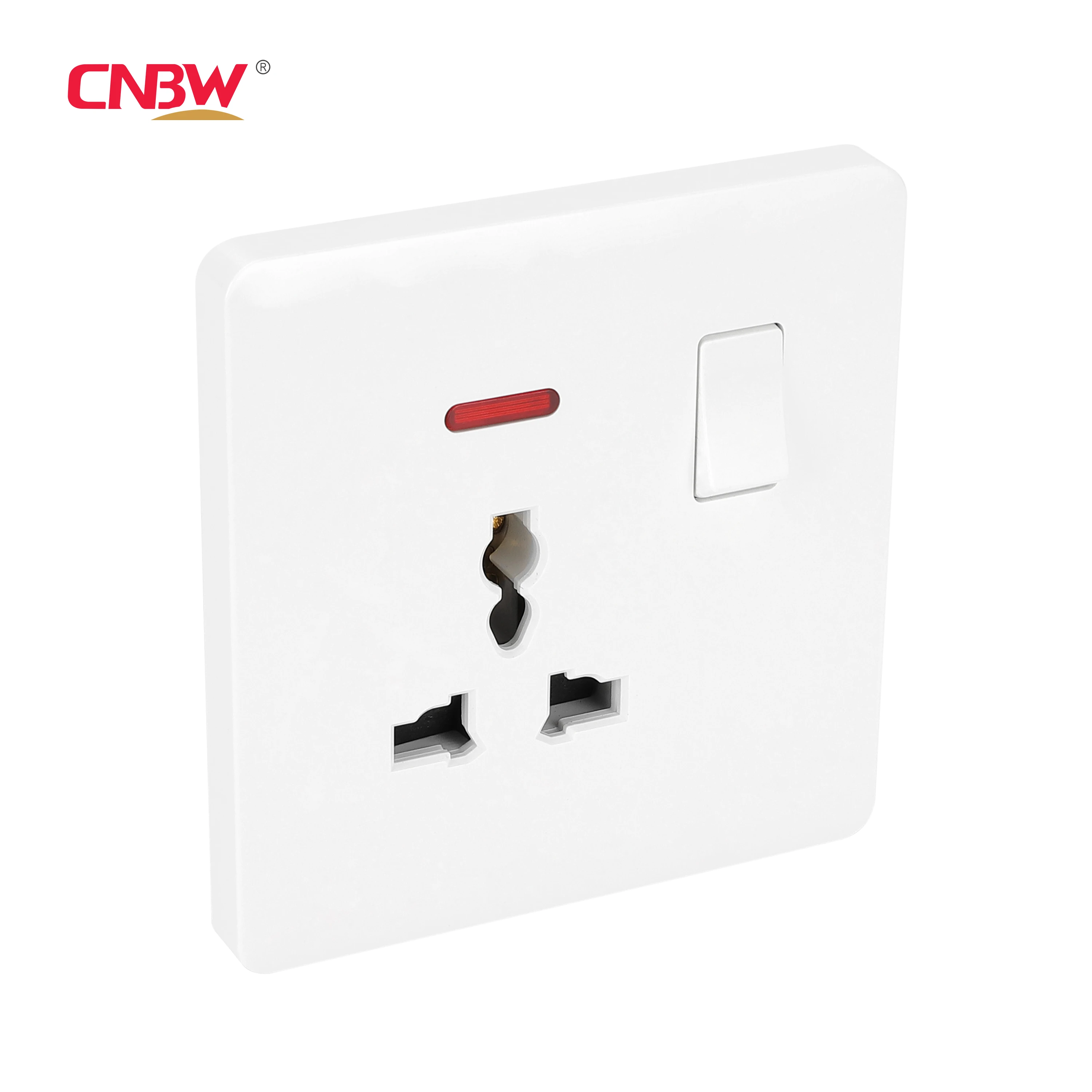 Wenzhou Switch Factory Wholesale Big Panel Colorful 3 Gang 1 Way Led Light Switches Electric Switches Mold