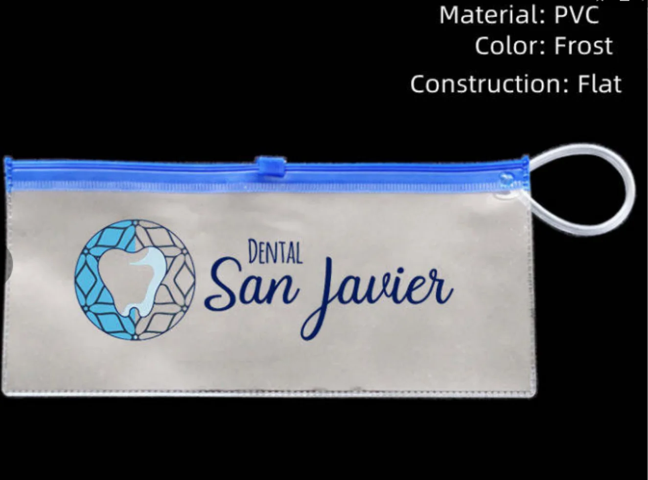Wholesale High Quality PVC Clear Custom Toothpaste Bag with Logo Printing