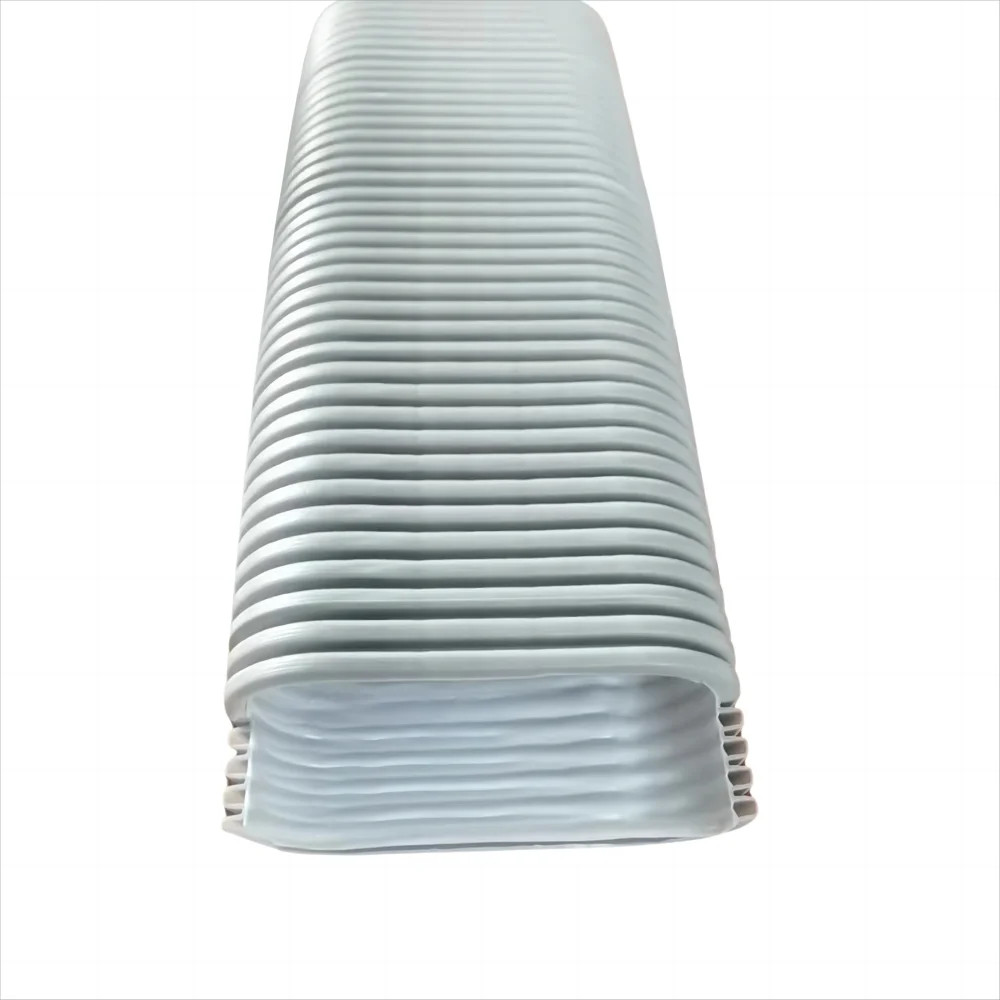 fresh air pipe ground air supply flat pipe T series thickened environmental protection PE ground air supply flat pipe fittings