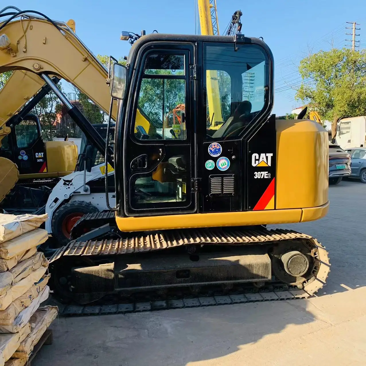 Caterpillar 307E Cat 307E2 Подержанный бренд 7 тонн 306 307 308 экскаватор CAT307E2