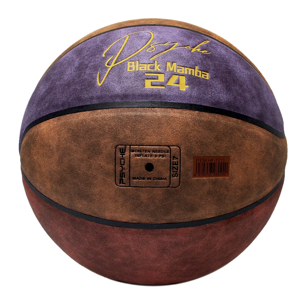 Custom Logo Basketball With Your Logo Size 7 Suede Microfiber Indoor Outdoor For Training