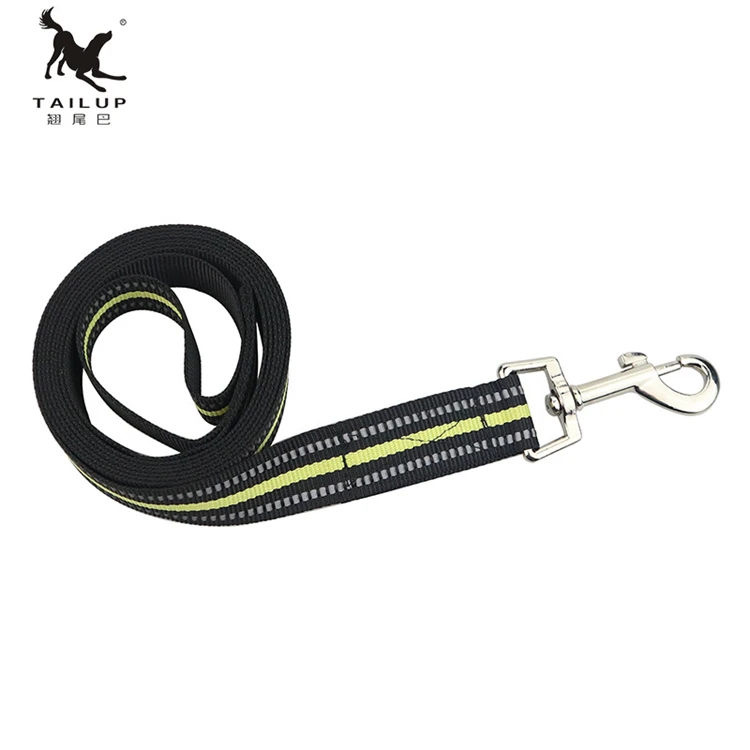 Factory wholesale highlight reflective nylon dog leash lead rope