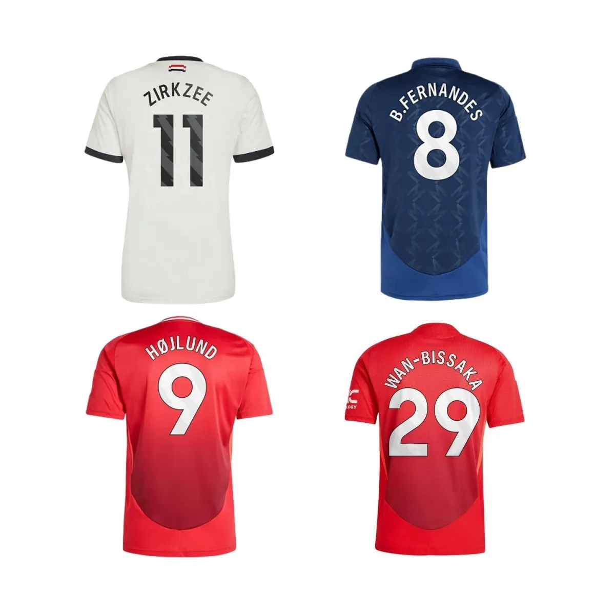 3XL 4XL MAINOO RASHFORD MOUNT 18 19 20 21 22 23 24 25 HOME AWAY THIRD soccer jerseys B.FERNANDES GARNACHO HOJLUND 2024