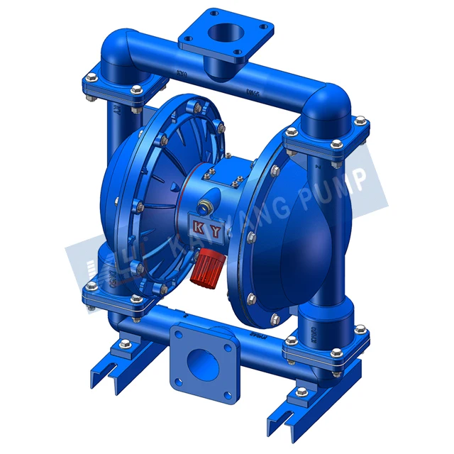 Bottom price single layer wear Pneumatic diaphragm water pump KYQ65LZ cast steel double diaphragm pump