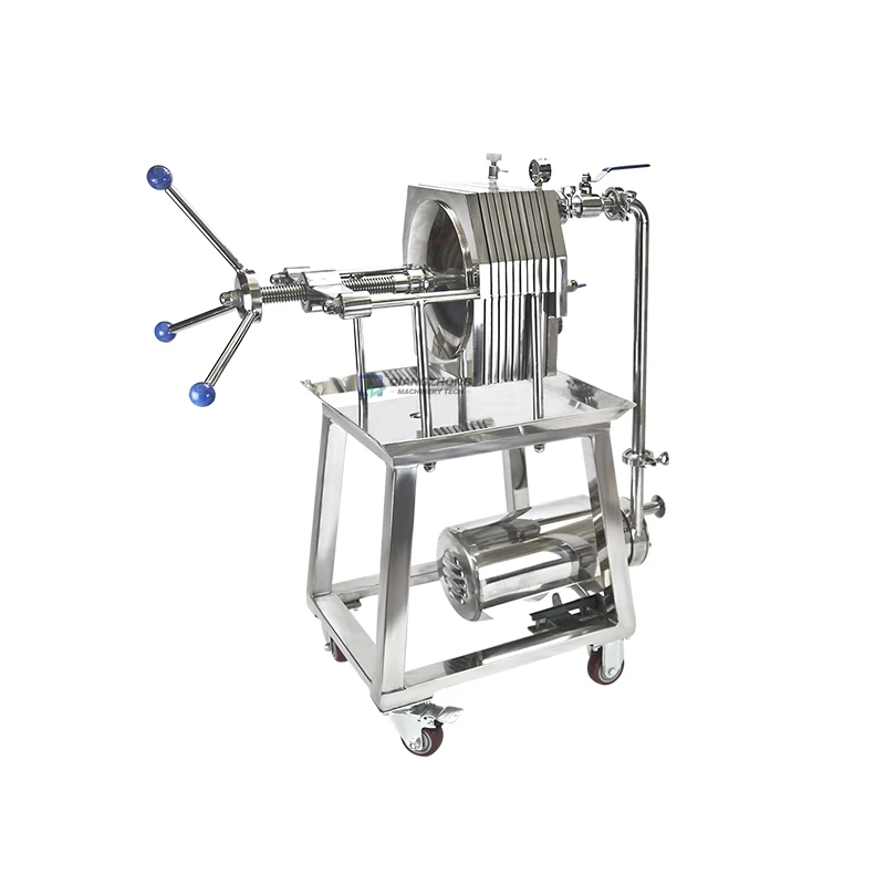 coffee beer edible oil filter press machine vacuum honey royal jelly grease filtering machine