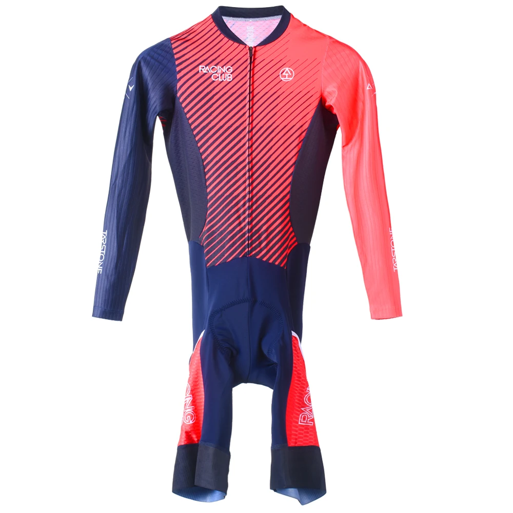 Tarstone Professional Quick Dry Men Cycling Skin Suit Long Sleeve Mountain Bike Jersey triathlon suit men