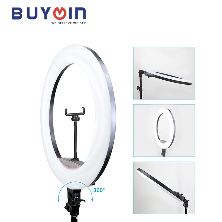 18inch Led Video Lighting For Youtube Makeup Photography phone ring Fill Light 18 Inch Selfie Ring Light With Tripod Stand