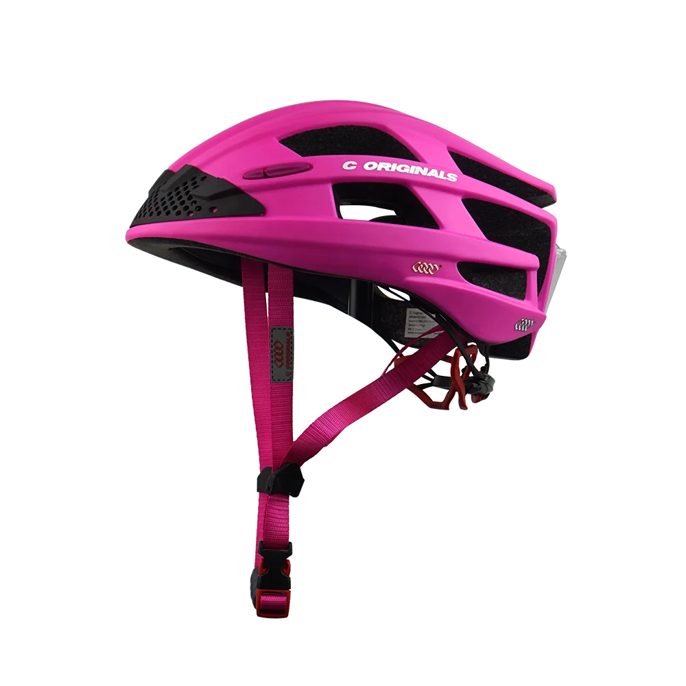 Special helm red taillight battery pink color summer safety helmet with cold fan whole sale