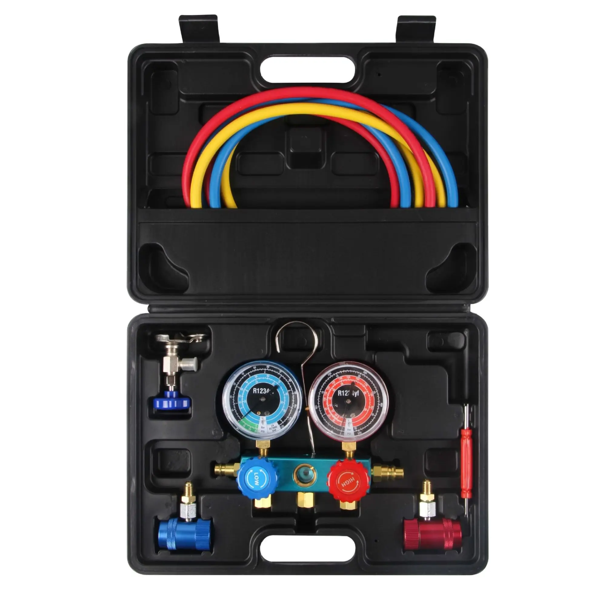 CLAUTOOL New Products Manifold Gauges For R22/R134/R404/R410 Manifold Gauge Set Ac Air Conditioning Refrigerant Gas