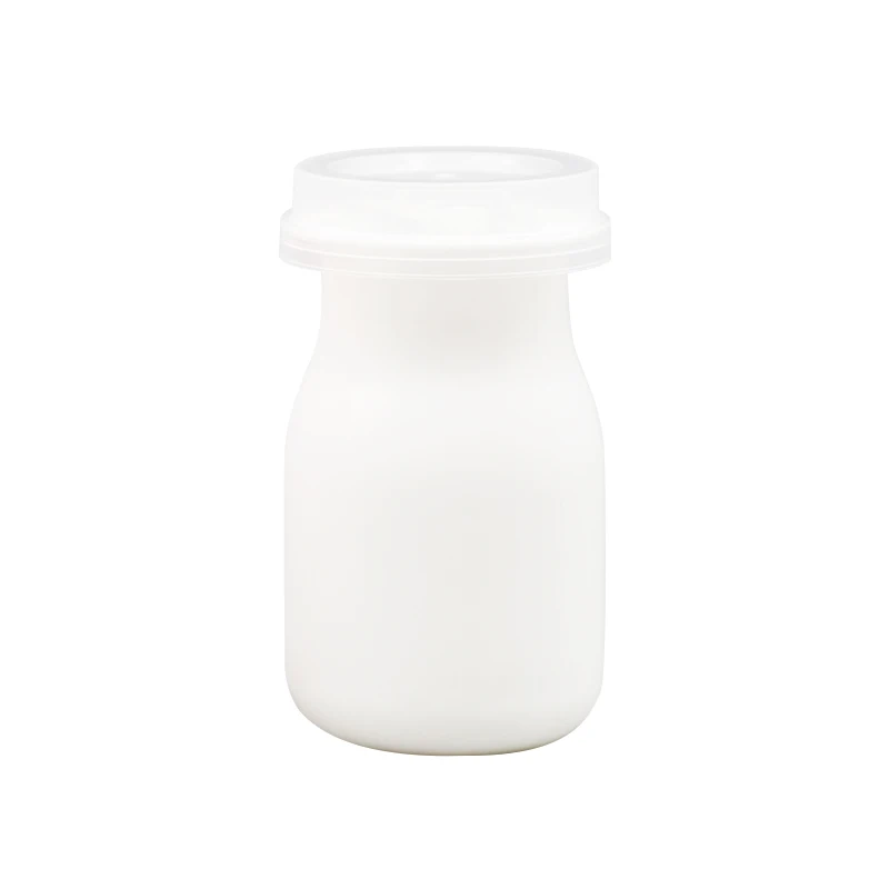 Biodegradable clear disposable PP plastic yogurt cup with lid