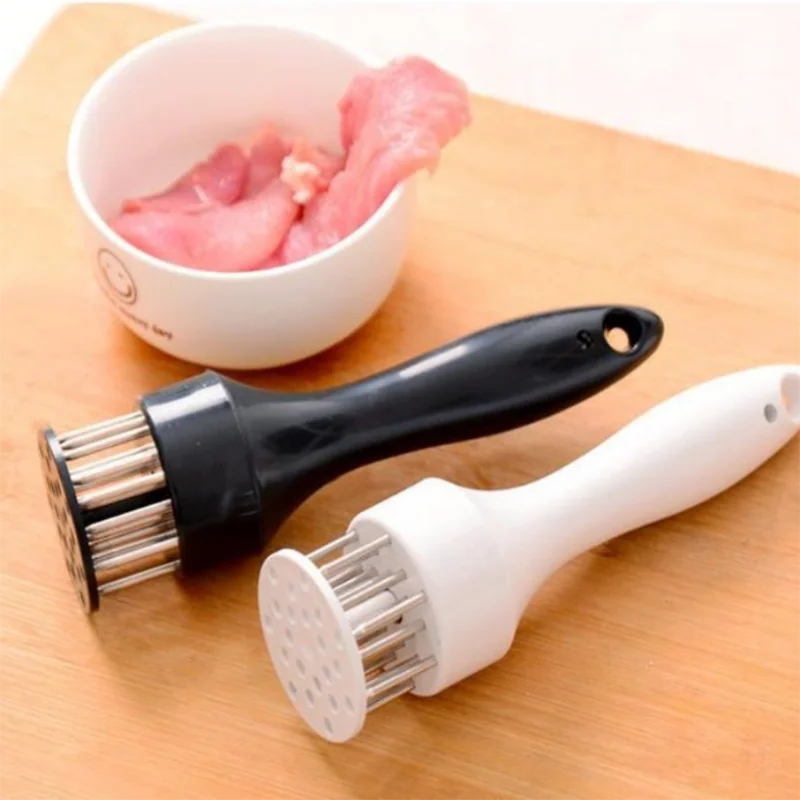 Household Kitchen Tools Meat needle Tenderizer Stainless Steel Manual for Soften Meat Sauce Injector Marinade and Meat Tenderize