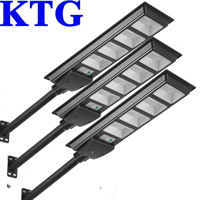 ABS 200W 300w 400w 100 watt High Lumen Super Bright Integrated All In One Solar Led Street Lights Lamps Lighting