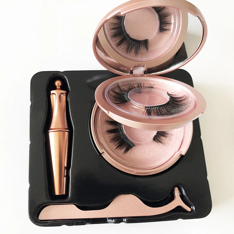 High quality magnetic eyelashes and faux mink lashes manufacture