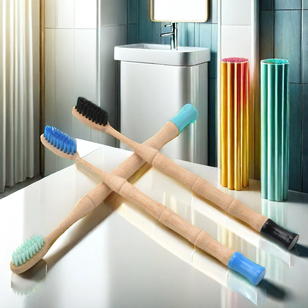 Factory Customized Logo Extra Soft Bamboo Toothbrushes Eco Friendly Biogradble Bamboo Toothbrush For Hotel