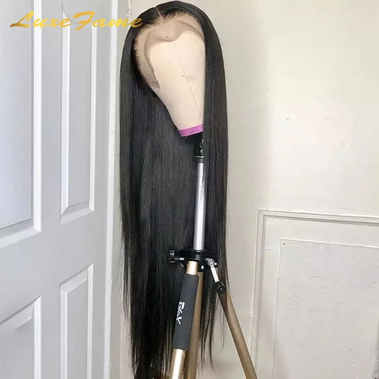
Top Quality Human Hair 12a Hd Full Lace Wig,Silk Base 250 Density Raw Full Lace Wig,Pre Plucked Straight Swiss Lace Frontal Wig 