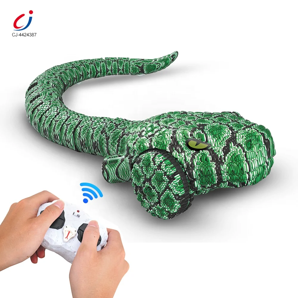 Chengji rc snake looks real simulation python animal 2.4G amphibious swimming toy remote controlled snake