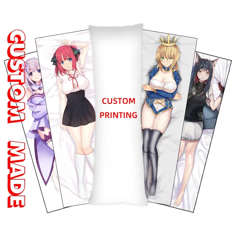Manufacturers to figure out custom naked anime  body pillow cover