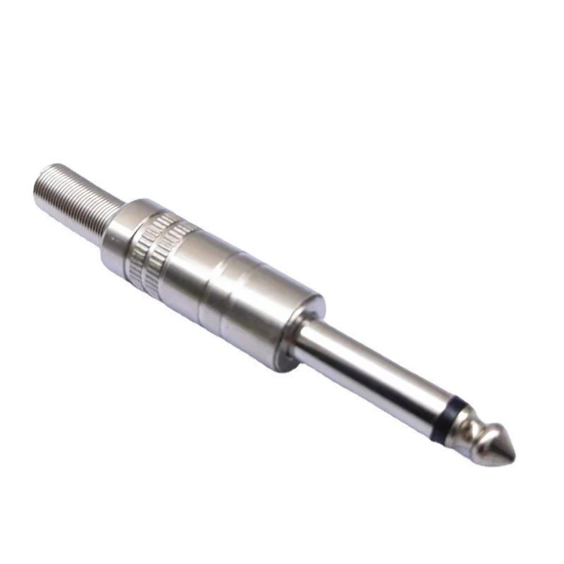 6.5mm 6.35mm 1/4  mono/stereo audio jack plug connector OEM & ODM manufacture