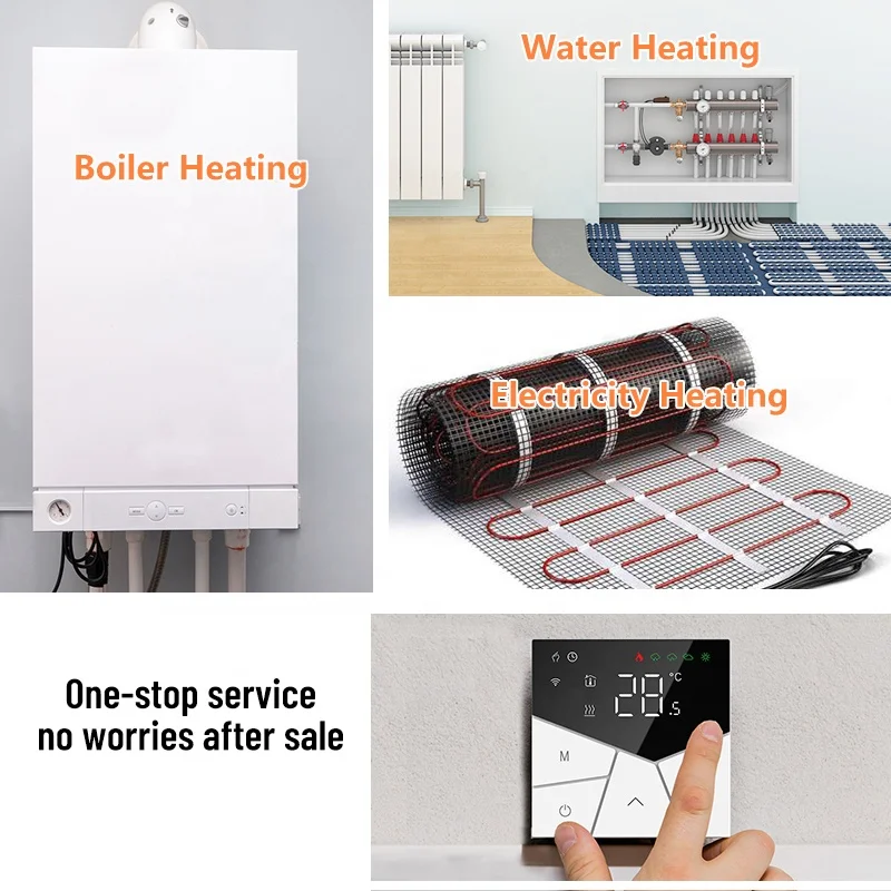 Becasmart BHT-15 Smart Heating Underfloor Heating Panels Smart WiFi Room Thermostat Digital WiFi Smart Room Termostato