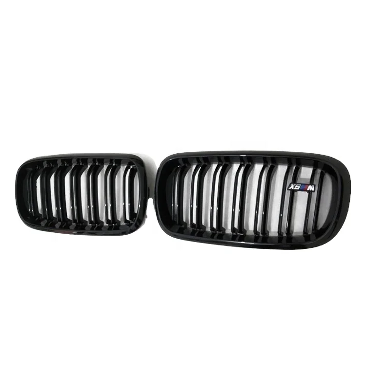 Porbao авто фары черный двойная линия автомобиля Передняя решетка для X5/F15