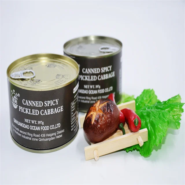 food rations ready to eat Canned food canned spicy pickled cabbage recipe